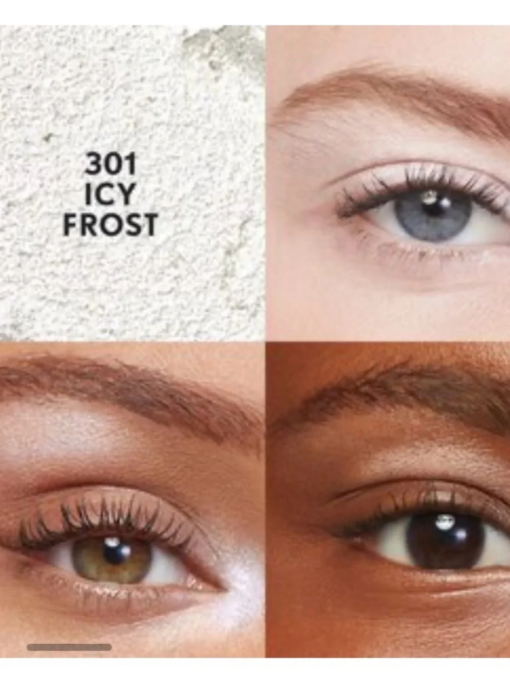 CoverGirl Clean Eye Color Eyeshadow Stick Icy Frost Shimmer White Full Size, New
